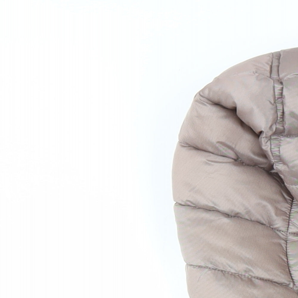 Womens UK Size XS HFX Brown Puffer Jacket
