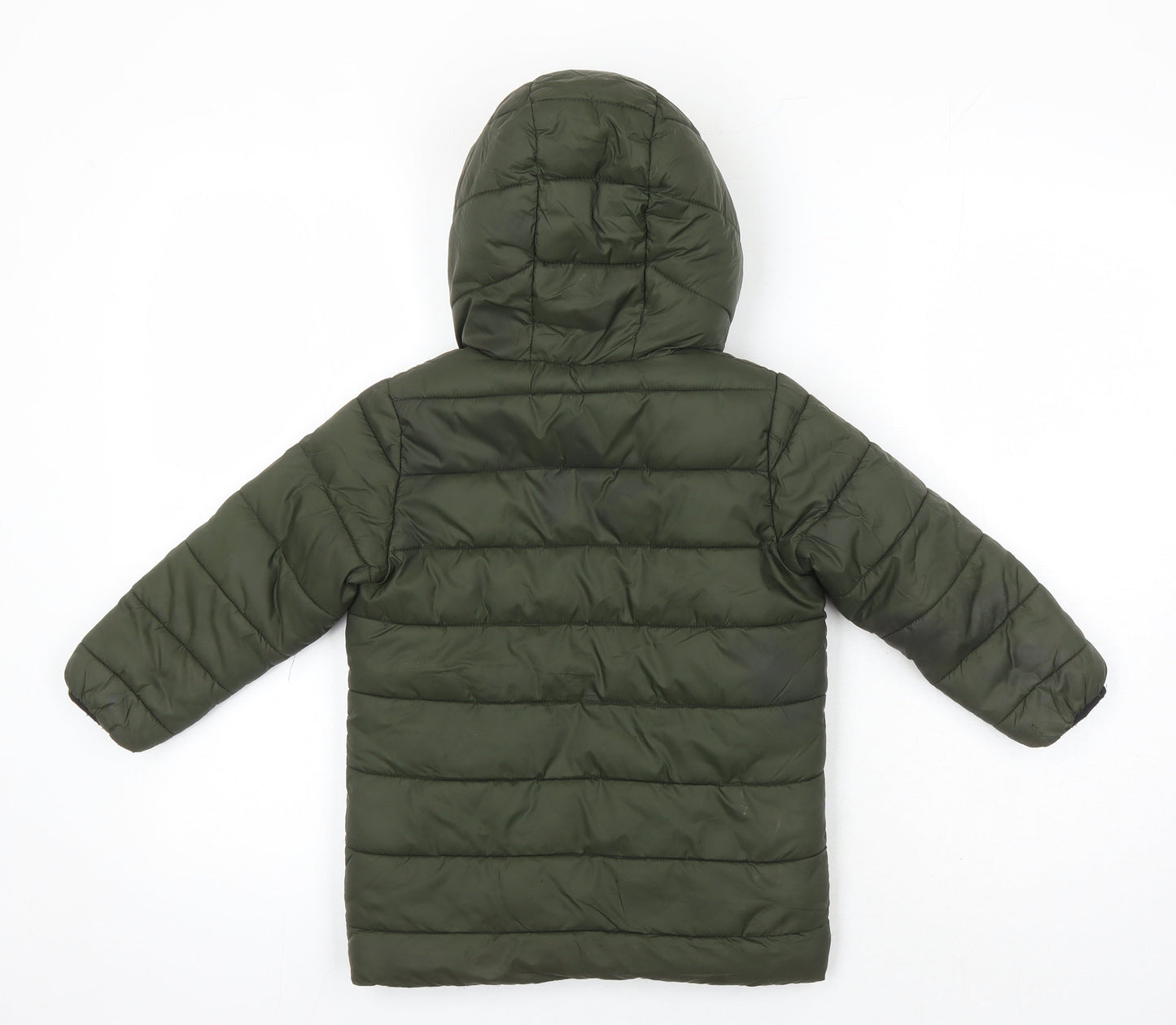 Next Boys Gold Ikat Puffer Jacket Coat Size 3 Years