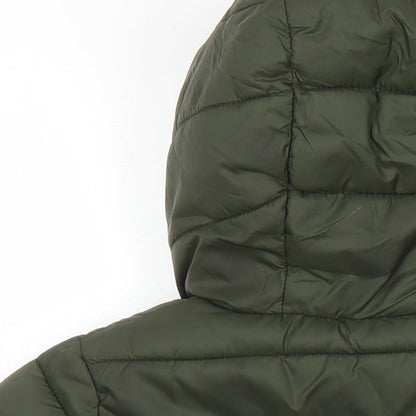 Next Boys Gold Ikat Puffer Jacket Coat Size 3 Years