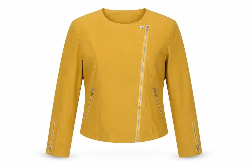 Womens UK Size 8 Boohoo Yellow Jacket