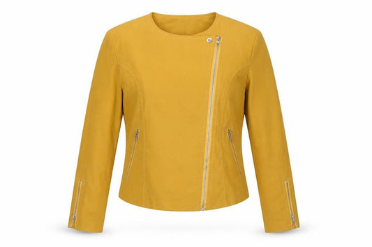 Womens UK Size 8 Boohoo Yellow Jacket
