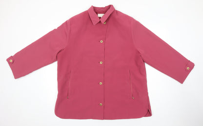 Womens UK Size 20 M&S Orange Jacket