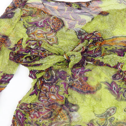 Womens UK Size 12 Julien Macdonald Green Basic Blouse