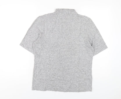 Womens UK Size 14 Marks and Spencer Grey Basic T-Shirt