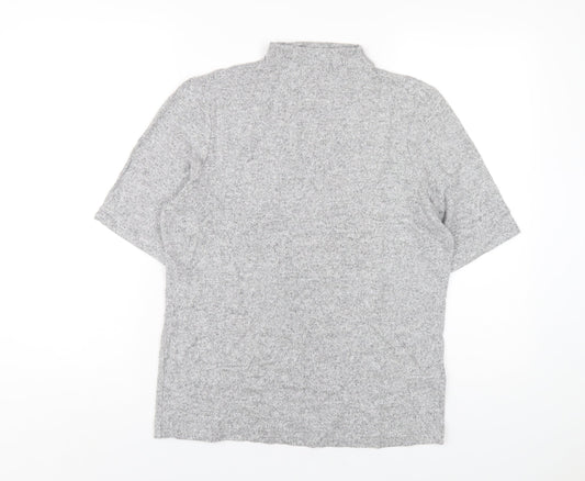 Womens UK Size 14 Marks and Spencer Grey Basic T-Shirt