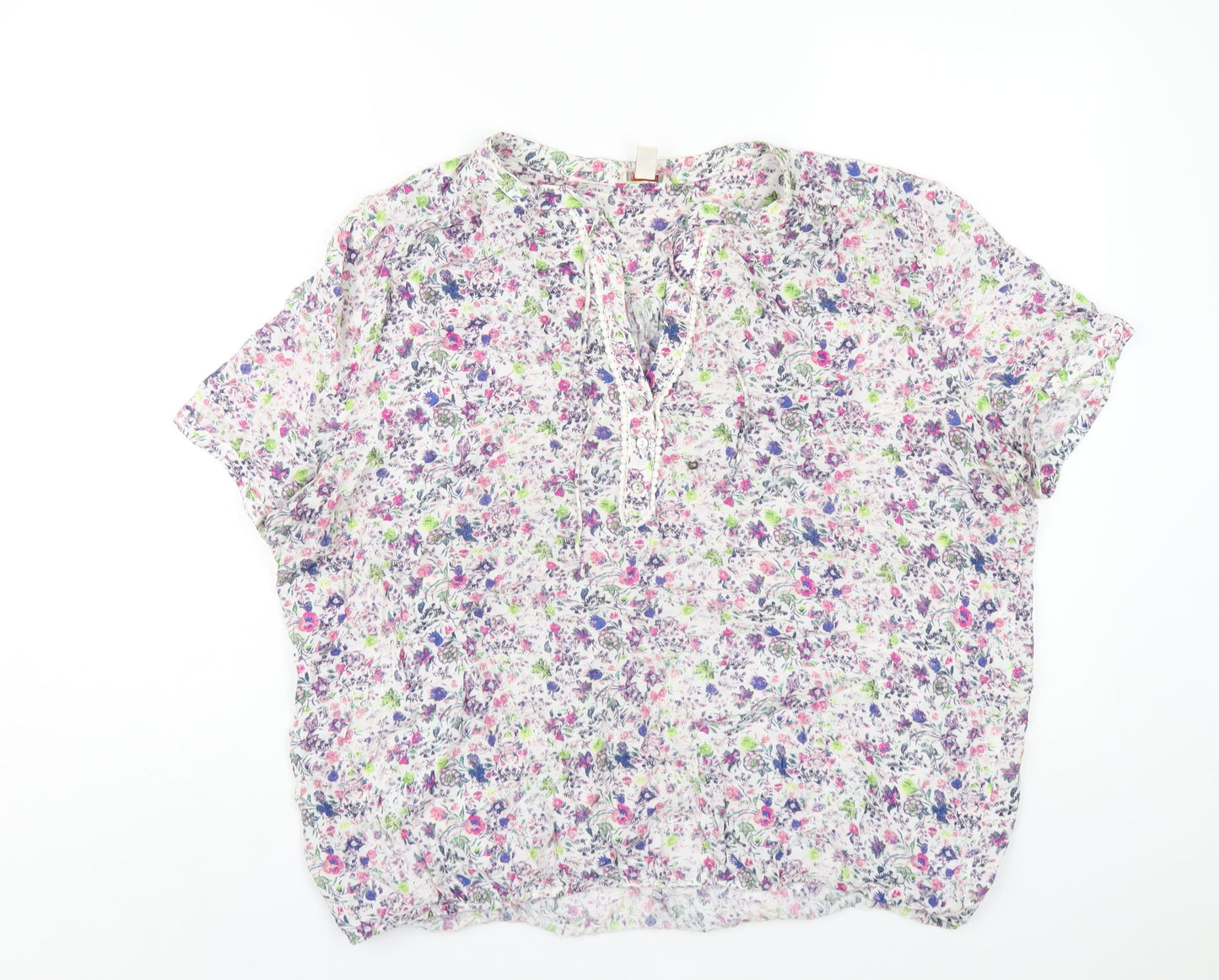 Womens UK Size 18 Esprit Multicoloured Basic T-Shirt