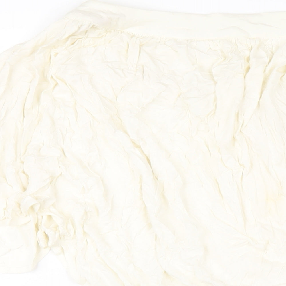 Womens UK Size 12 NEXT Ivory Basic T-Shirt