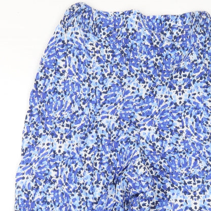 Womens UK Size S Marks and Spencer Regular Fit  Blue Trousers