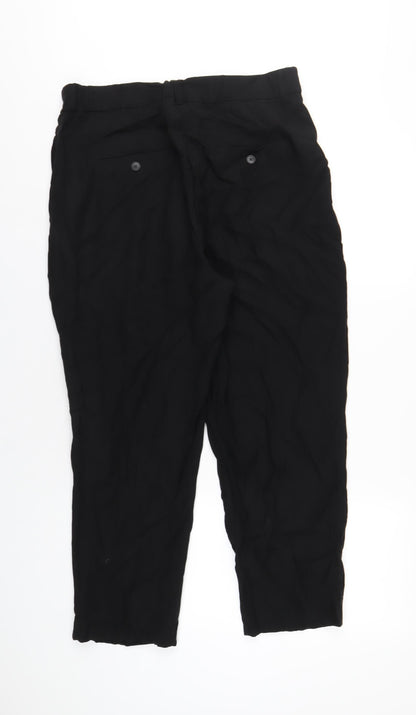 Womens UK Size 16 H&M Regular Fit  Black Trousers