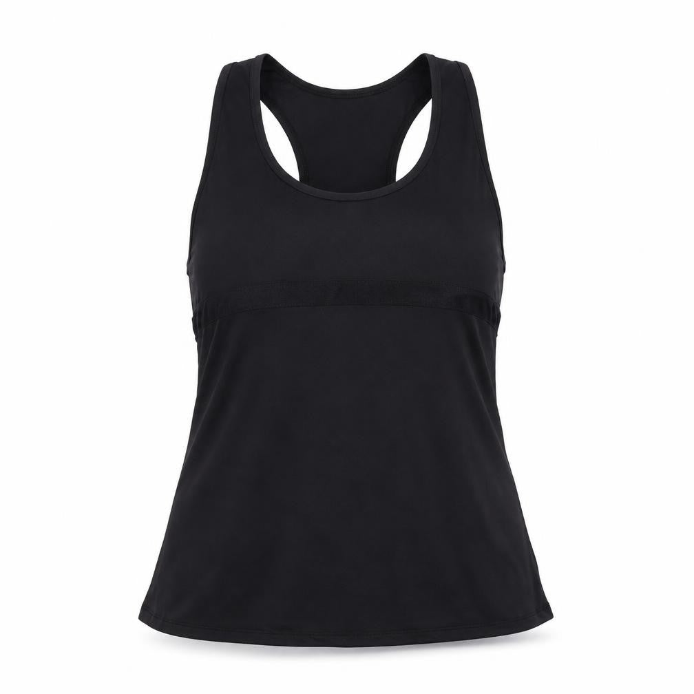 H&M Womens Black Polyester Basic Tank Size XL Scoop Neck Pullover
