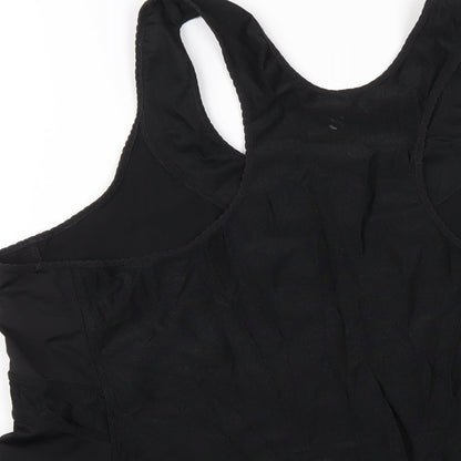 H&M Womens Black Polyester Basic Tank Size XL Scoop Neck Pullover