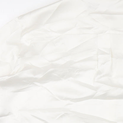Womens UK Size 16 Marks and Spencer White Basic Button-Up