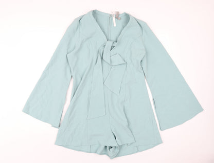 Womens UK Size 14 ASOS One-Piece Blue Playsuit