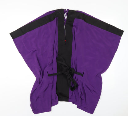 Womens UK Size 14 ASOS Purple Basic Blouse