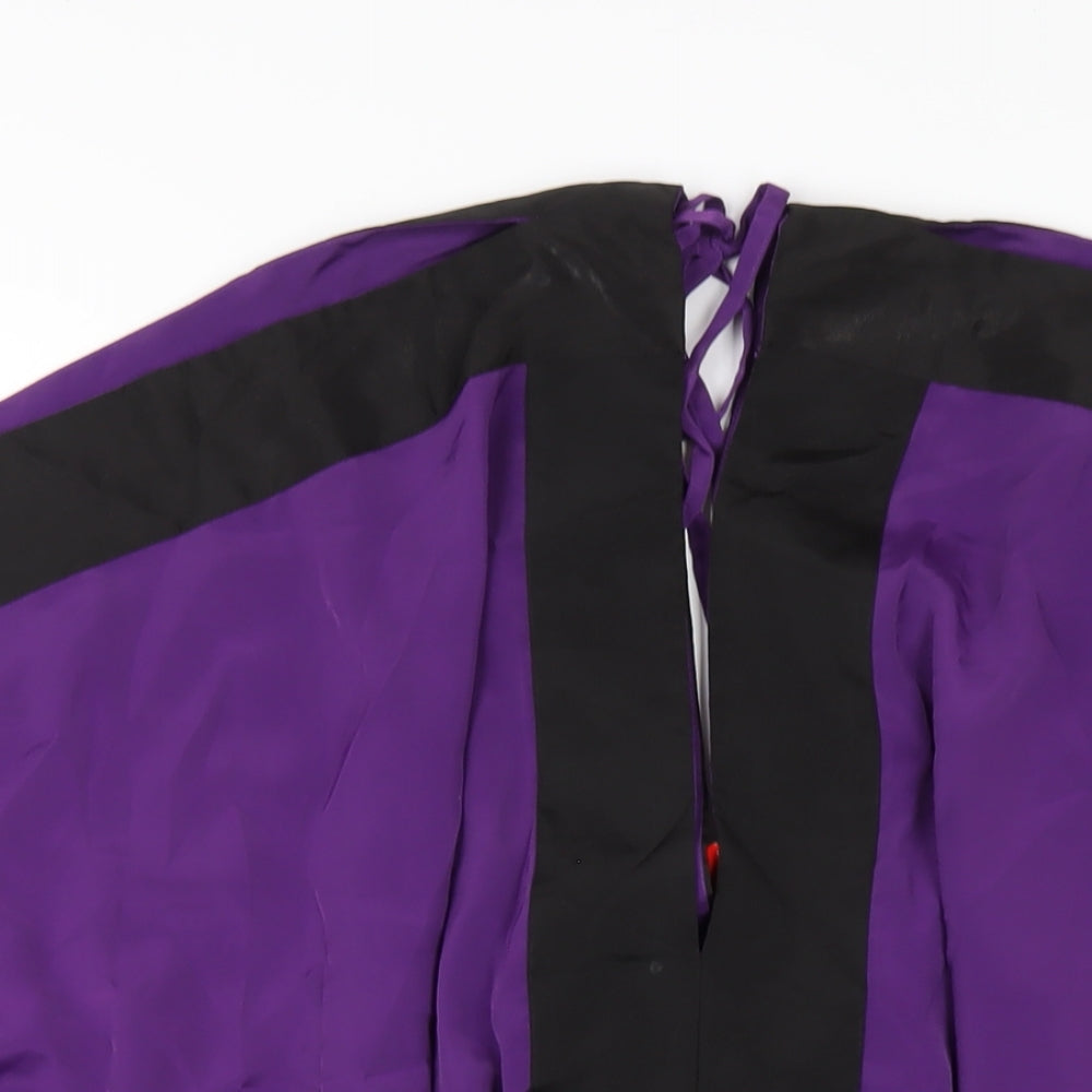 Womens UK Size 14 ASOS Purple Basic Blouse