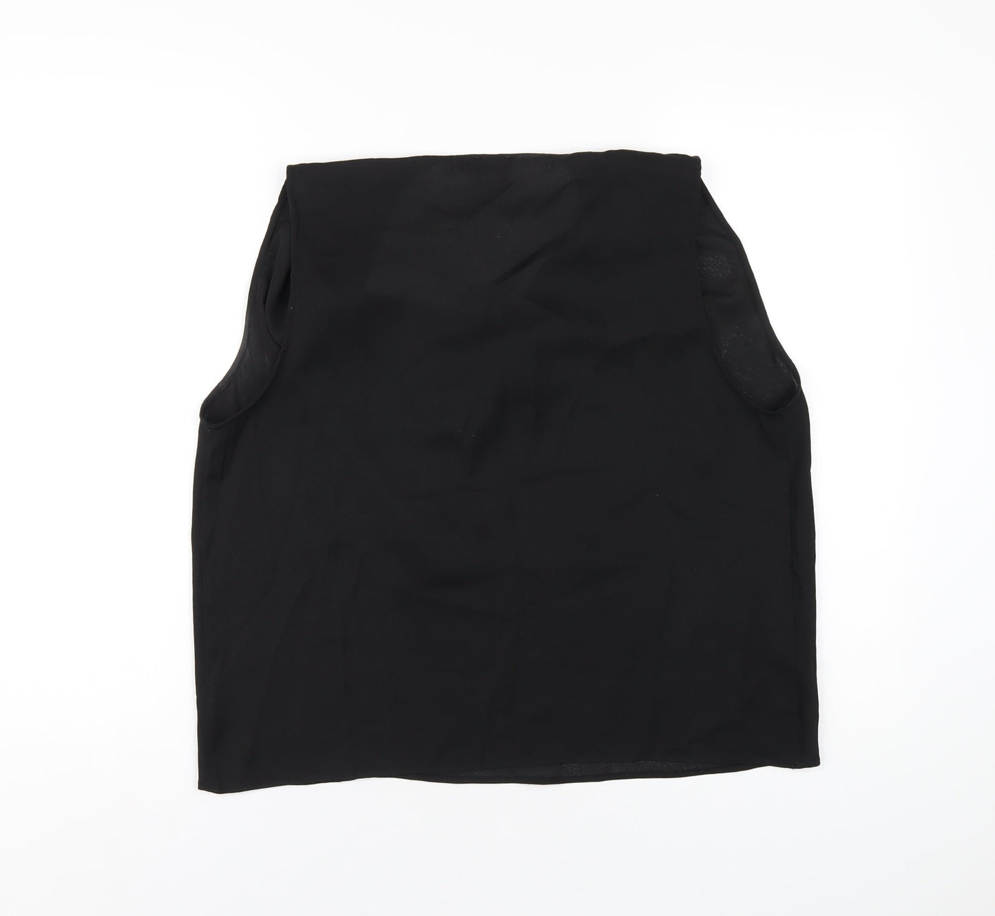 Womens UK Size 12 ASOS Black Basic Tank