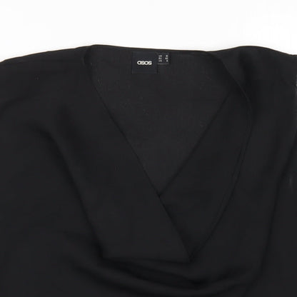 Womens UK Size 12 ASOS Black Basic Tank
