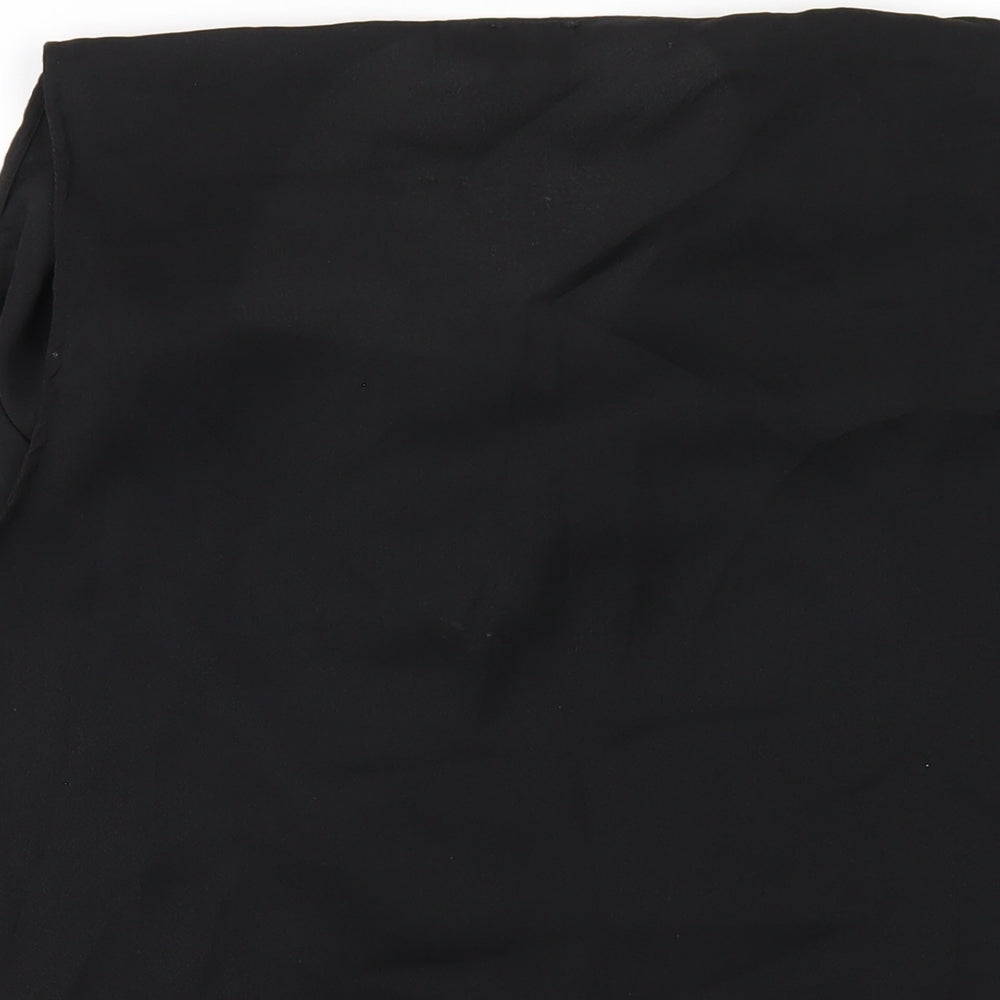 Womens UK Size 12 ASOS Black Basic Tank