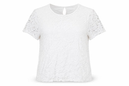 Womens UK Size 16 Dorothy Perkins White Basic T-Shirt