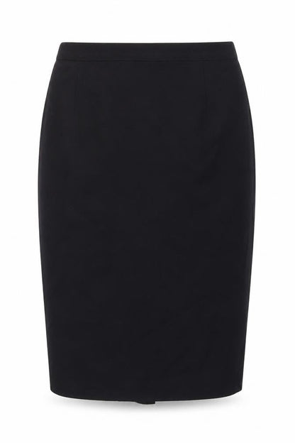 Marks & Spencer Womens Blue Polyester Straight & Pencil Skirt Size 10 Zip
