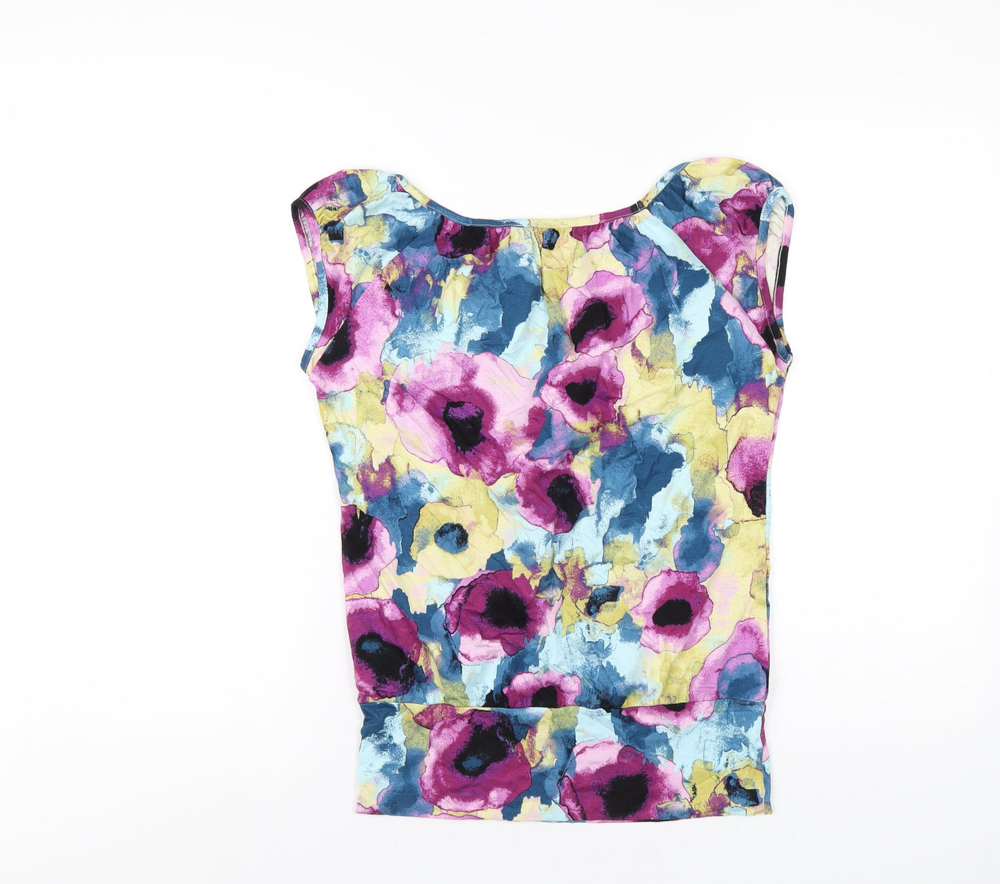 Womens UK Size 8 Marks and Spencer Multicoloured Basic T-Shirt