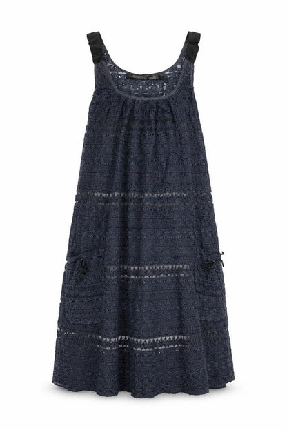 Bolongaro Trevor Womens Blue Polyester A-Line Size S Scoop Neck Pullover