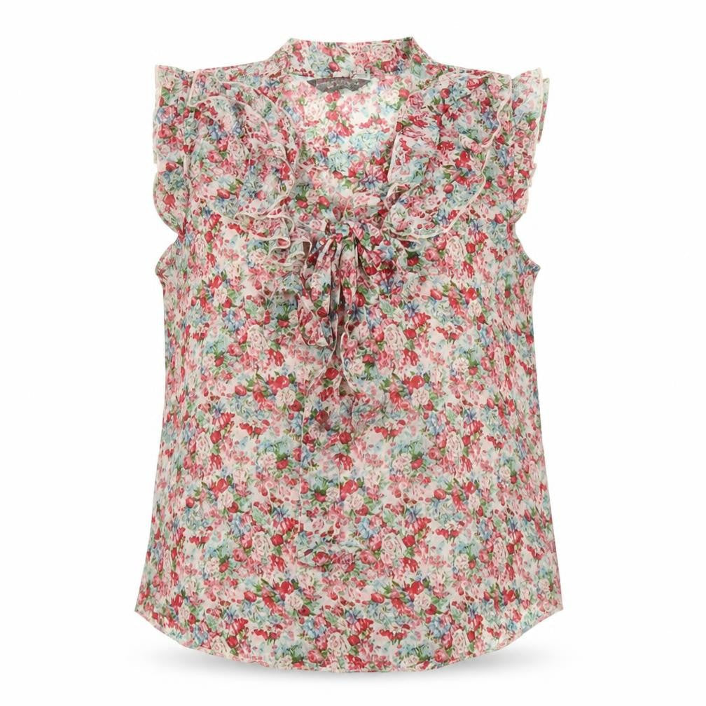 Womens UK Size 12 Dorothy Perkins Multicoloured Basic Blouse