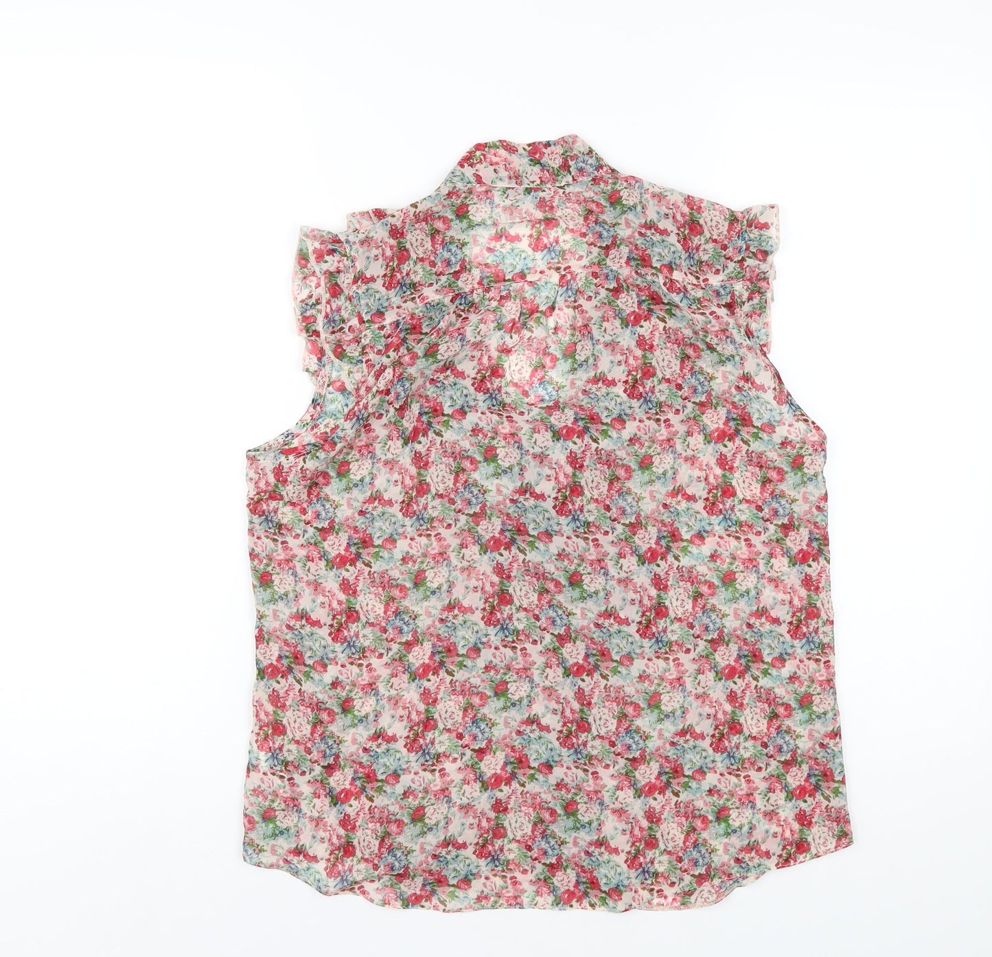 Womens UK Size 12 Dorothy Perkins Multicoloured Basic Blouse