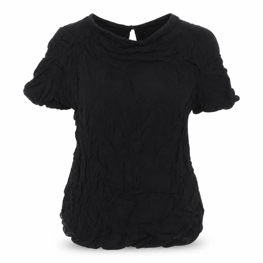 Womens UK Size 10 H&M Black Basic T-Shirt