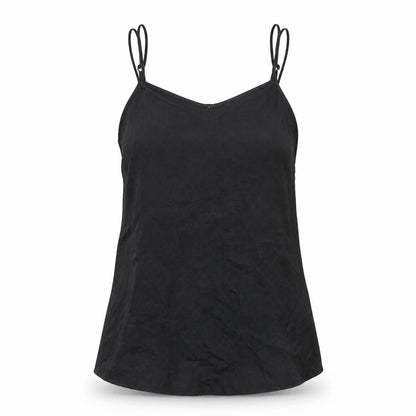 River Island Womens Black Polyester Camisole T-Shirt Size 10 V-Neck