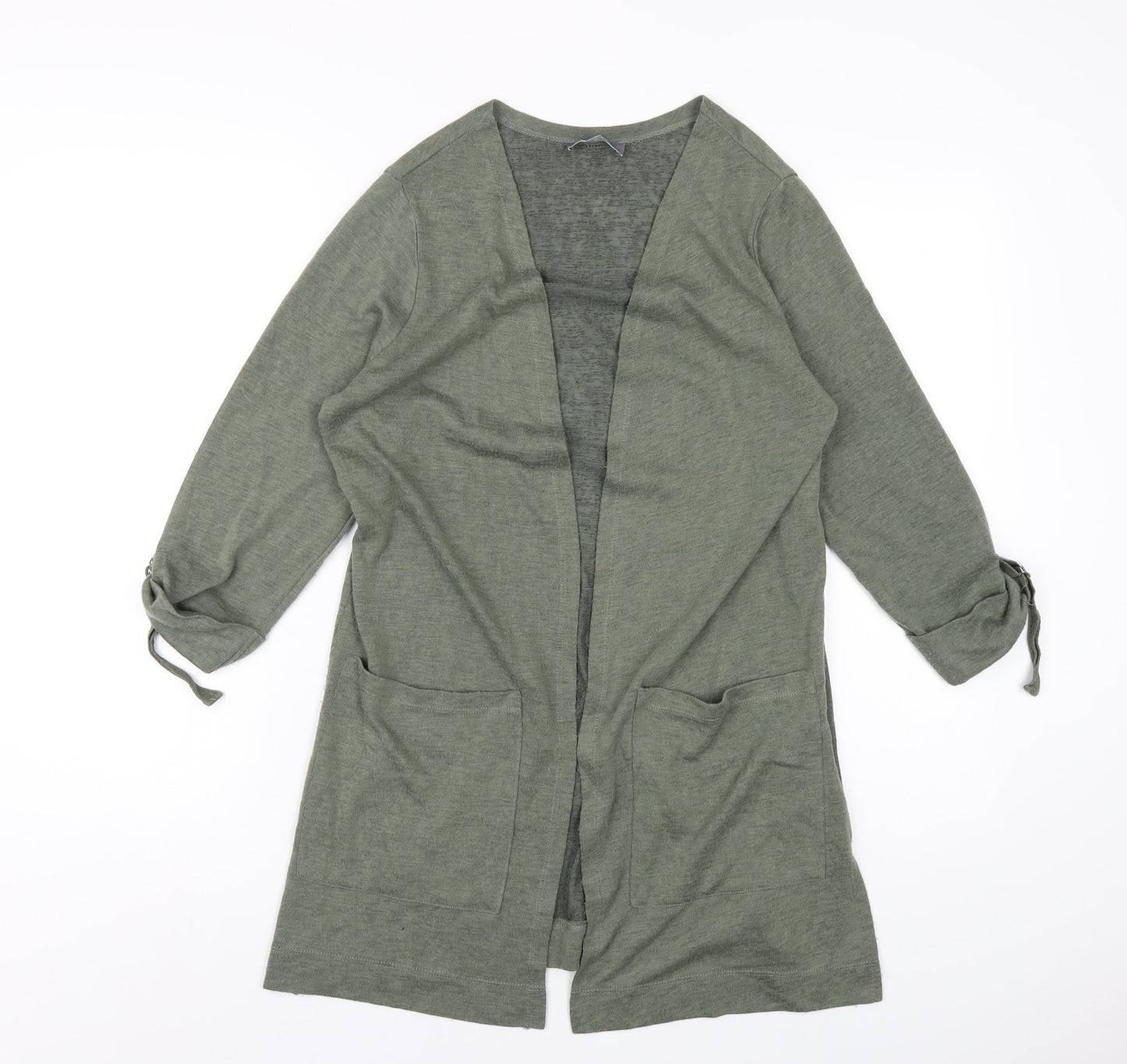 Womens UK Size 12 Principles Green Cardigan Jumper