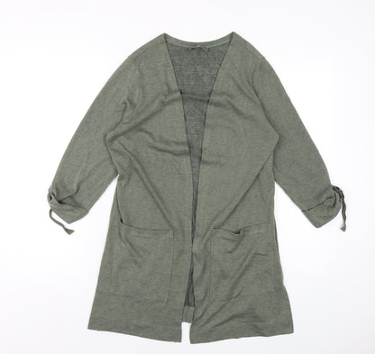 Womens UK Size 12 Principles Green Cardigan Jumper