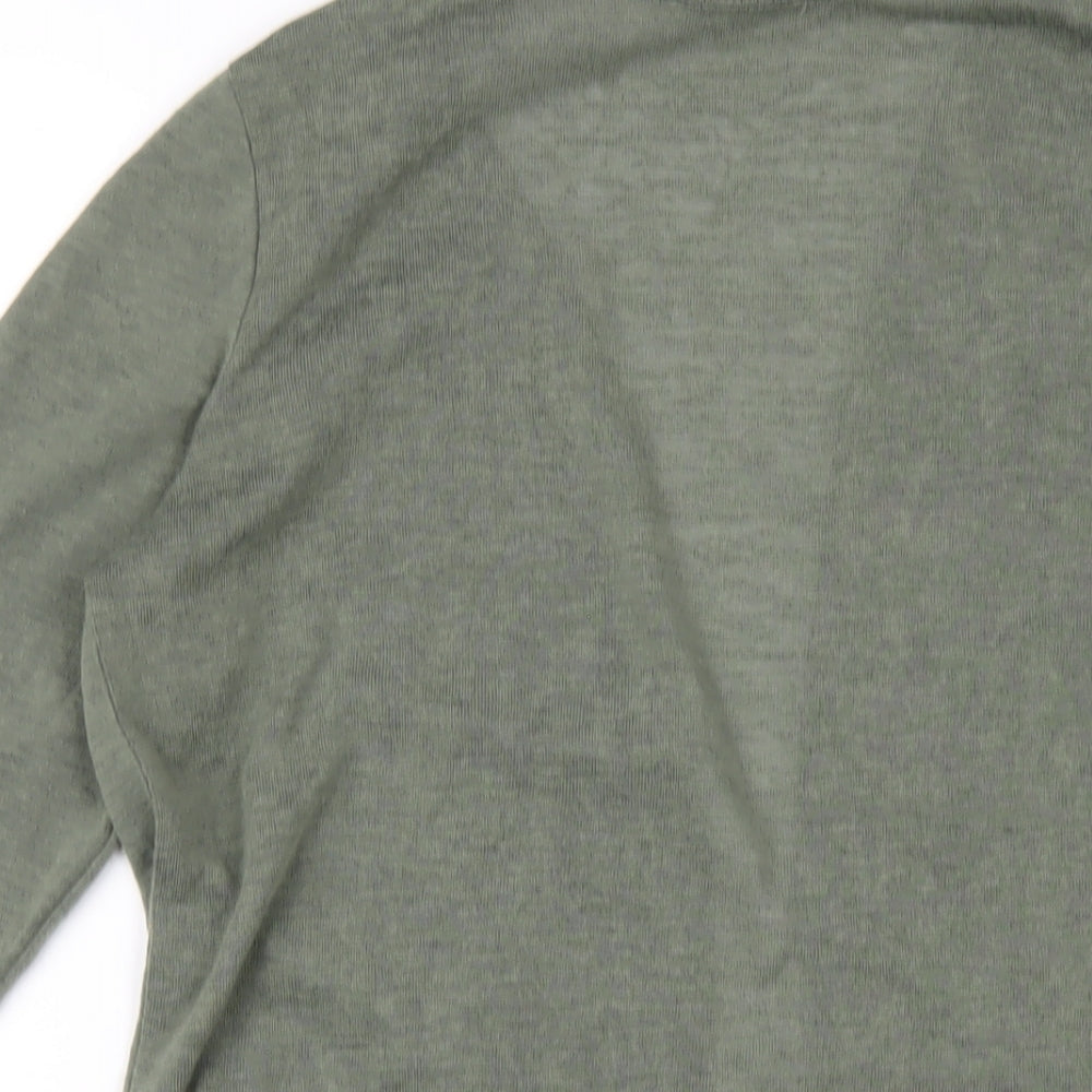 Womens UK Size 12 Principles Green Cardigan Jumper