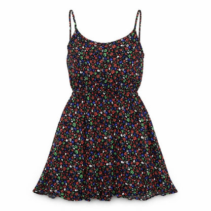H&M Womens Multicoloured Geometric Viscose A-Line Size 8 Scoop Neck Pullover