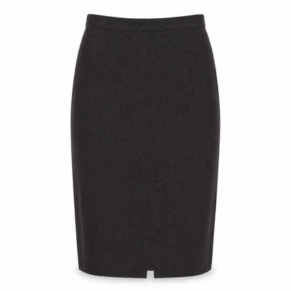 Marks & Spencer Womens Brown Polyester Straight & Pencil Skirt Size 10 Zip