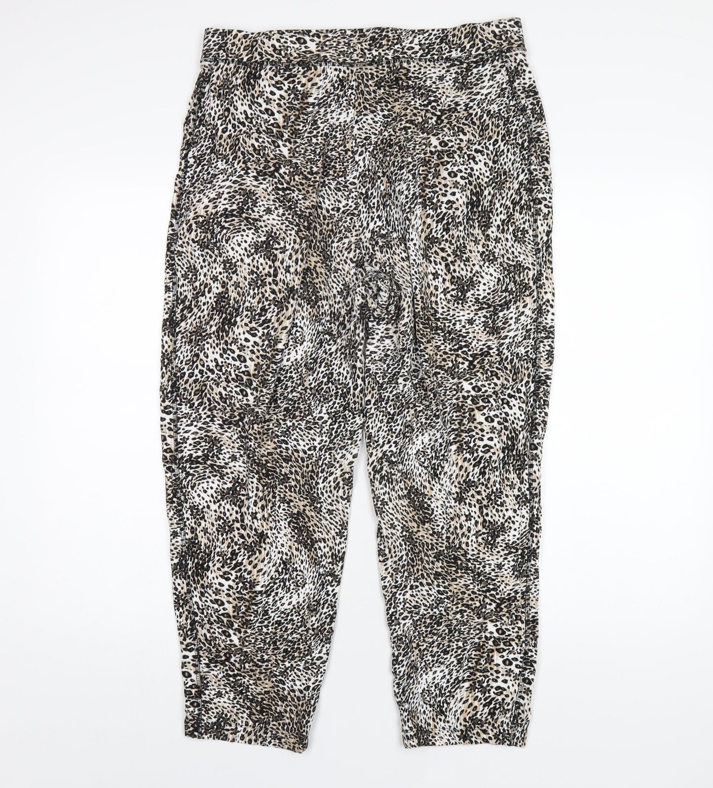 Womens UK Size 14 Marks and Spencer Regular Fit Jogger Multicoloured Trousers