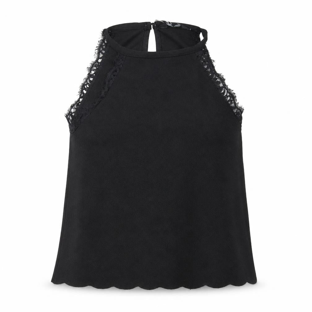 Womens UK Size 8 New Look Black Basic Tank