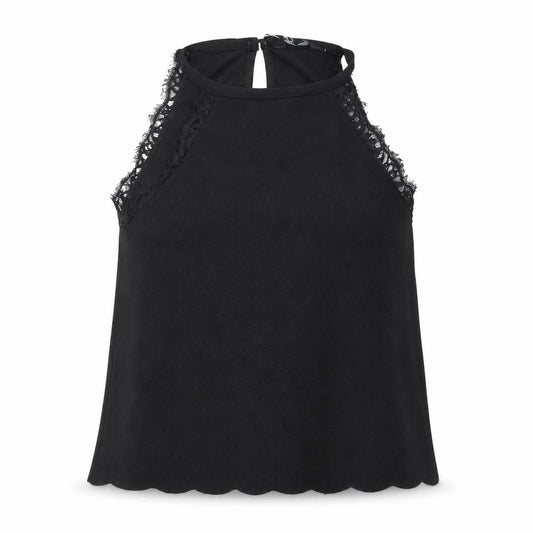 Womens UK Size 8 New Look Black Basic Tank