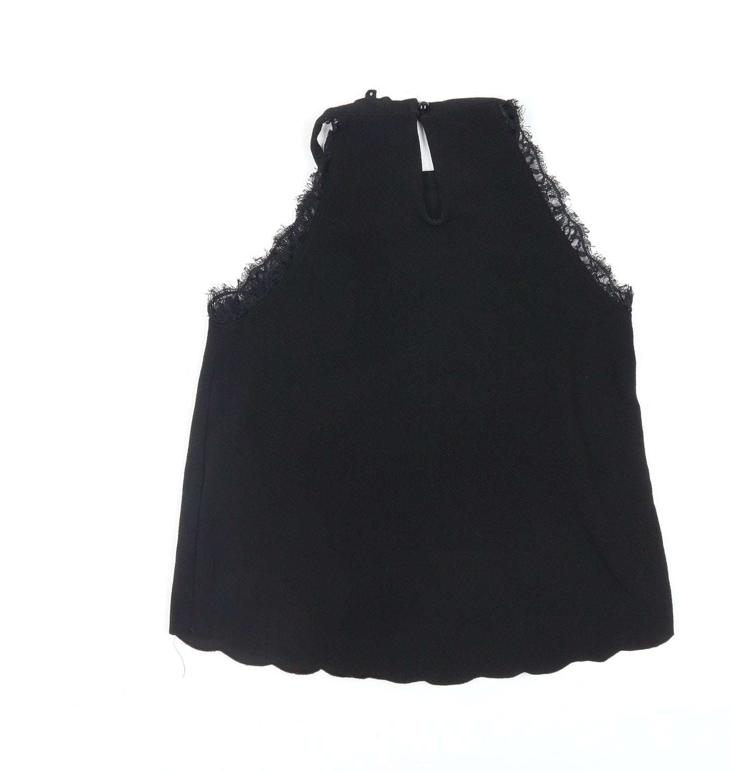 Womens UK Size 8 New Look Black Basic Tank