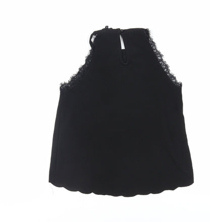 Womens UK Size 8 New Look Black Basic Tank