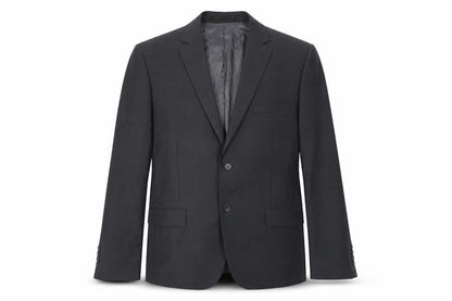 Yunsa Mens Grey Polyester Jacket Suit Jacket Size 40 Regular