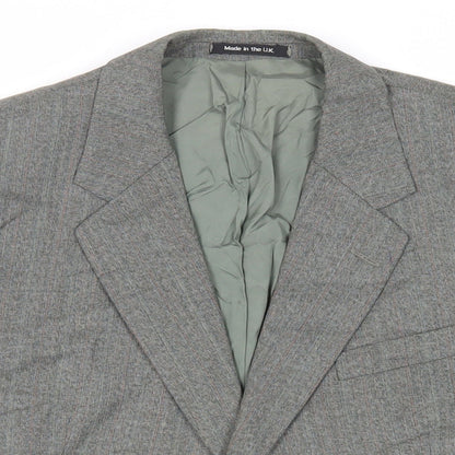 Mens UK Size 40 St Michael Regular Green Suit Jacket