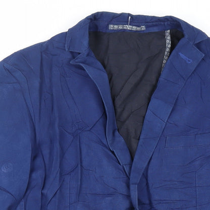 Mens UK Size 36 Burton Regular Blue Suit Jacket