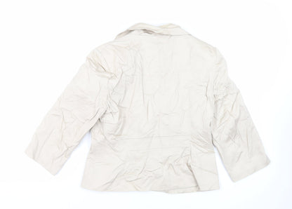 Womens UK Size 14 BHS Beige Jacket