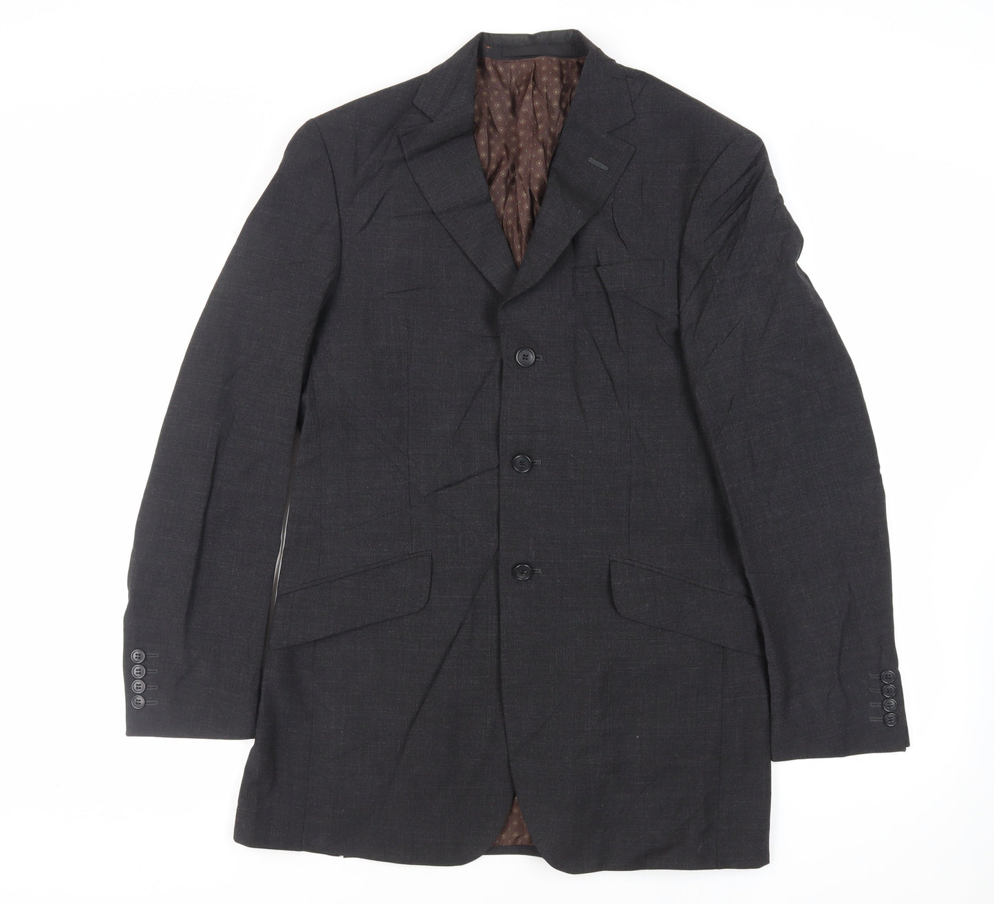Mens UK Size 38 Marks and Spencer Regular Grey Suit Jacket