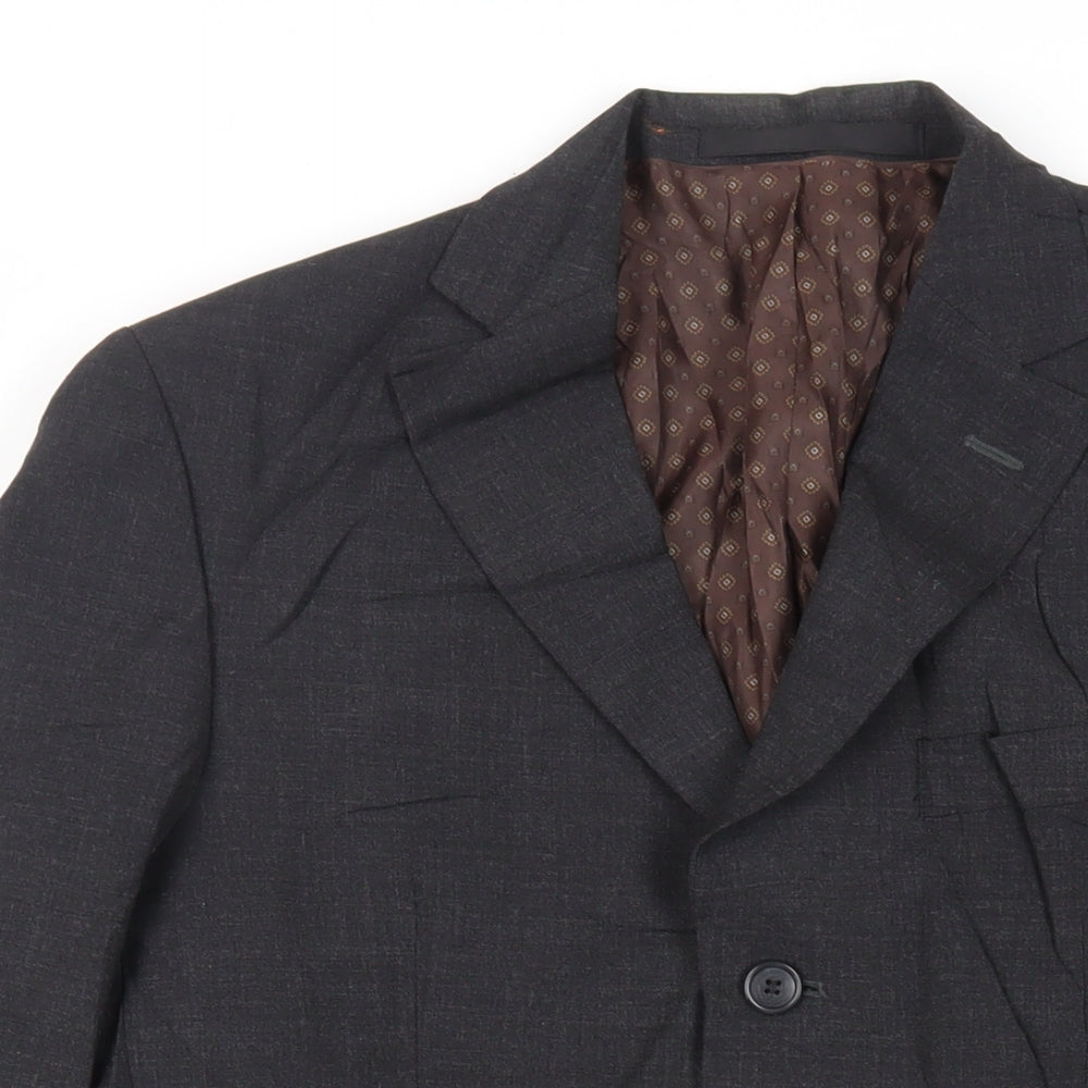 Mens UK Size 38 Marks and Spencer Regular Grey Suit Jacket