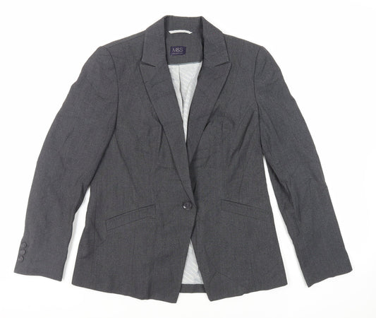 Womens UK Size 12 Marks and Spencer Grey Jacket