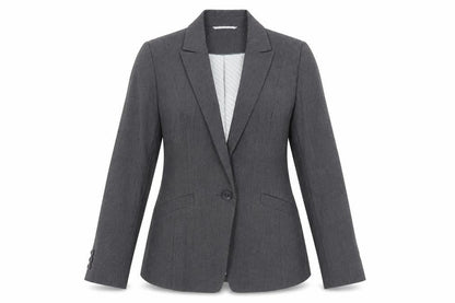 Marks & Spencer Womens Grey Jacket Blazer Size 12 Button