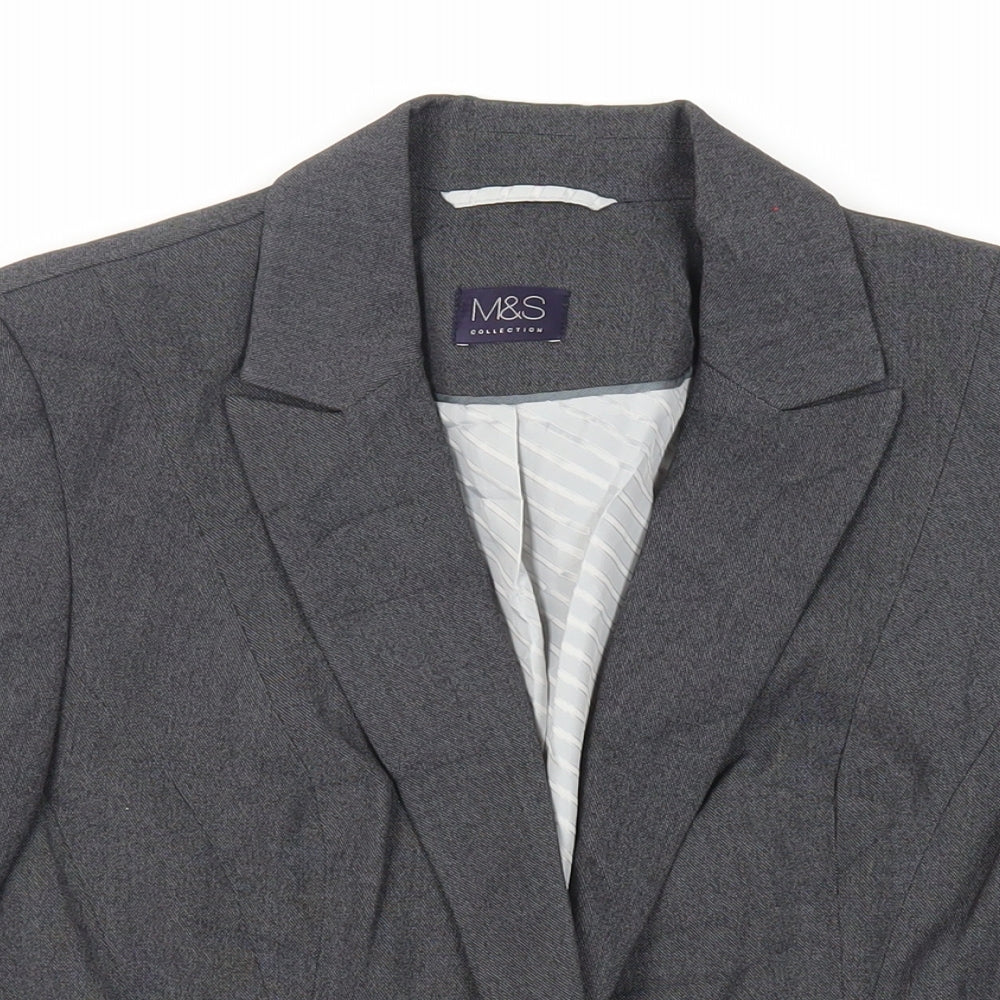 Womens UK Size 12 Marks and Spencer Grey Jacket
