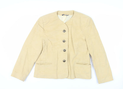 Womens UK Size 16 Libra Yellow Jacket